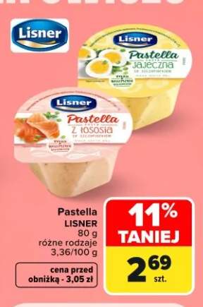 Pasta jajeczna ze szczypiorkiem Lisner Pastella