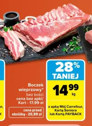 Boczek wieprzowy bez kości