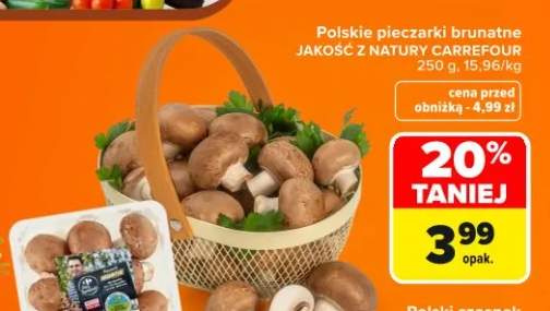 Pieczarki brunatne polskie Jakość z Natury Carrefour