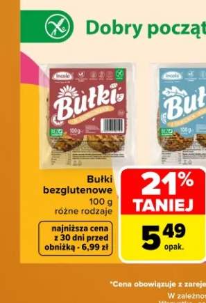Bułki bezglutenowe ze słonecznikiem Incola
