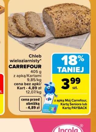 Chleb wieloziarnisty Carrefour