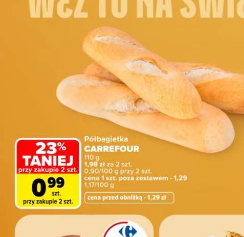 Półbagietka Carrefour