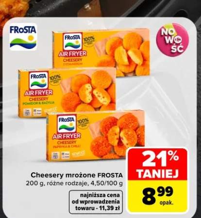 Cheesery mrożone Frosta papryka & chilli +2 warianty