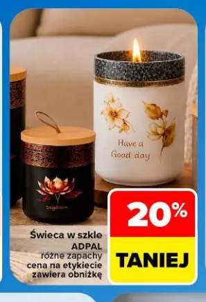 Świeca w szkle Adpal