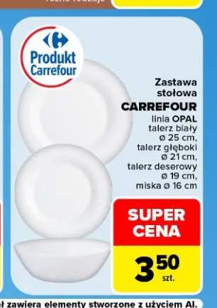 Miska linia Opal Carrefour Ø16 cm +3 warianty