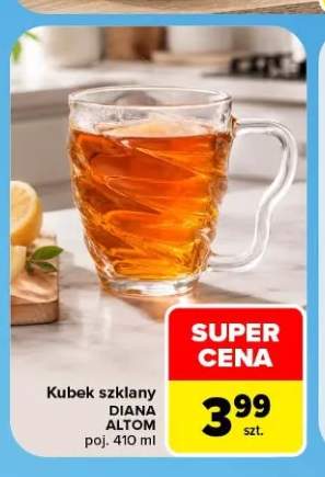 Kubek szklany Diana Altom 410 ml