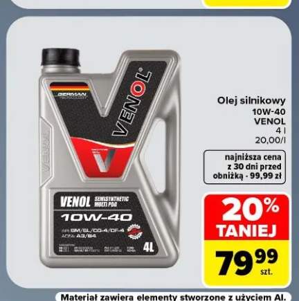Olej silnikowy 10W-40 Venol