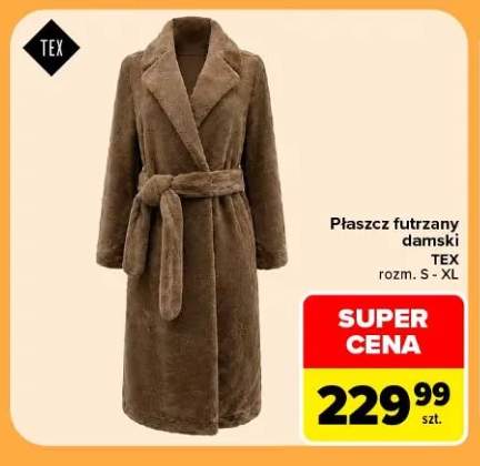 Płaszcz futrzany damski TEX