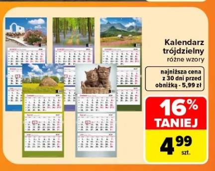 Kalendarz trójdzielny