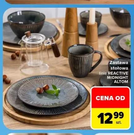 Zastawa stołowa linia Reactive Midnight Altom