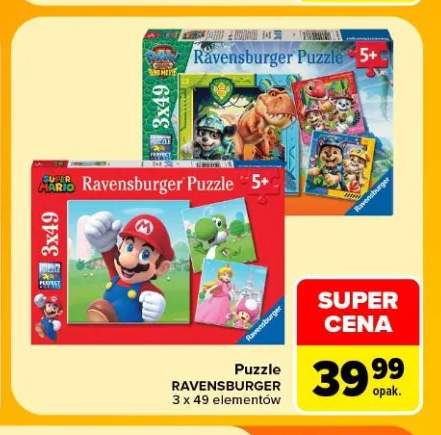 Puzzle Ravensburger 3x49 elementów