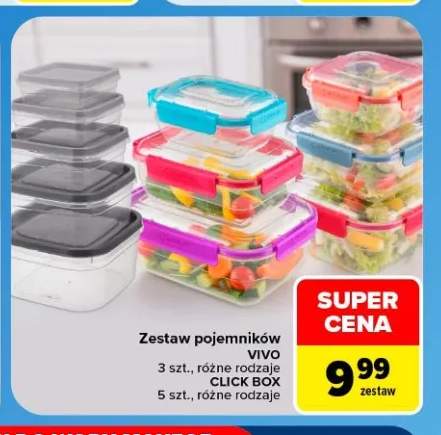Zestaw pojemników Vivo 3-pak +1 wariant