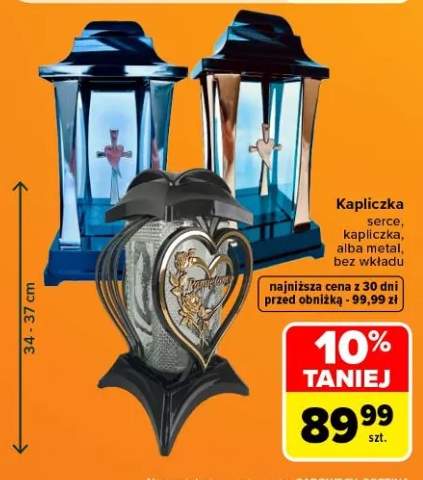 Kapliczka alba metal bez wkładu +2 warianty