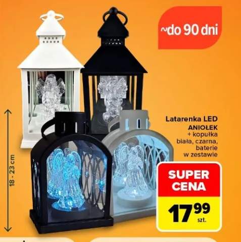 Latarenka LED Aniołek + kopułka