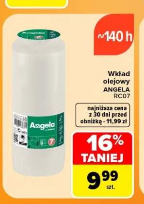 Wkład olejowy Angela RC07