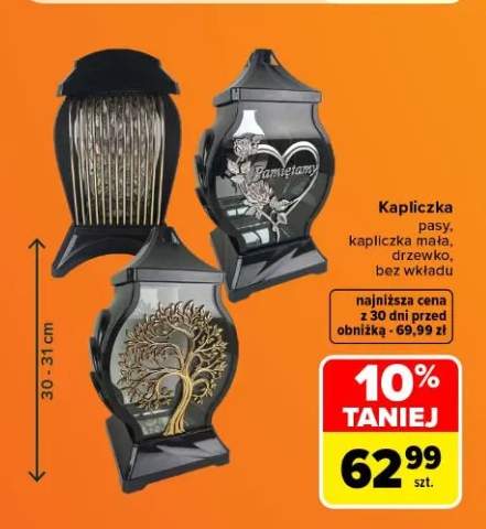 Kapliczka pasy bez wkładu +2 warianty
