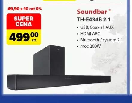 Soundbar TH-E434B 2,1 Jvc