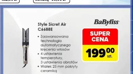 Lokówka automatyczna Style Sicret Air C6688E BaByliss