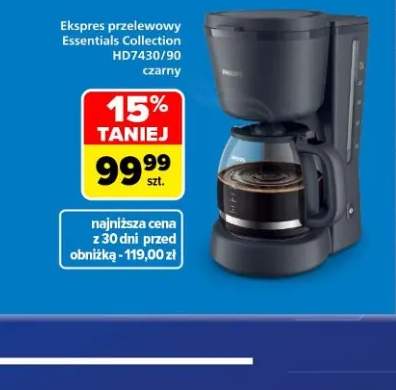 Ekspres przelewowy Essentials Collection HD7430/90 Philips
