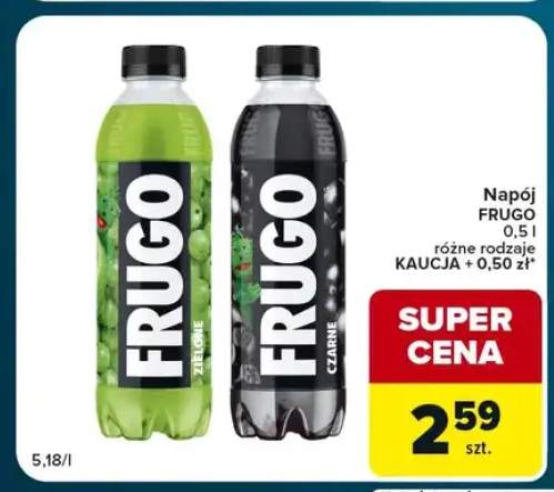 Napój Frugo zielone +1 wariant