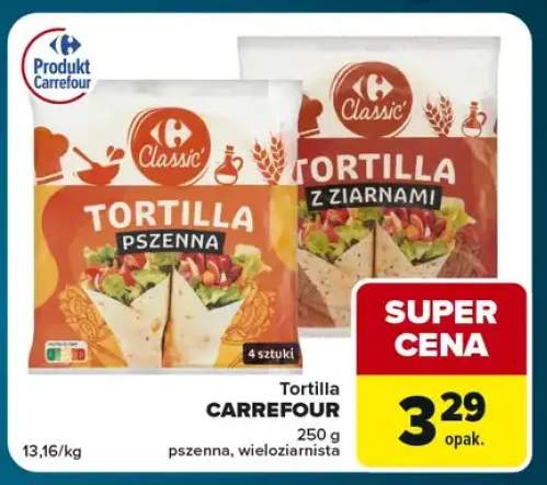 Tortilla Carrefour pszenna +1 wariant