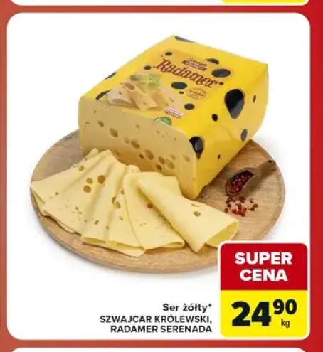 Ser żółty Szwajcar Królewski +1 wariant