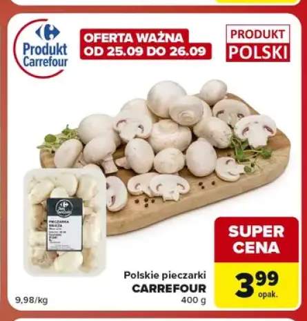 Pieczarki polskie Carrefour