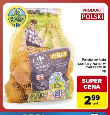 Cebula polska Jakość z Natury Carrefour
