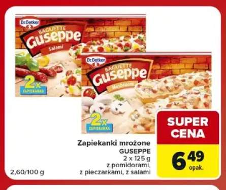 Zapiekanki mrożone Guseppe z pomidorami 2-pak +2 warianty