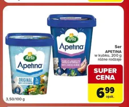 Ser Apetina w kubku Original +1 wariant