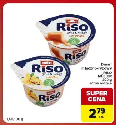 Deser mleczno-ryżowy Riso Müller