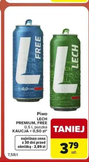 Piwo Lech Premium +1 wariant