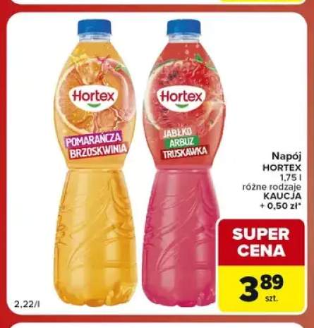 Napój Hortex pomarańcza brzoskwinia +1 wariant