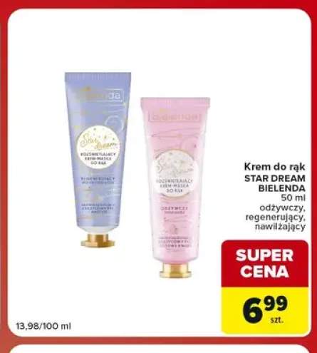 Krem do rąk Star Dream regenerujący Bielenda +2 warianty