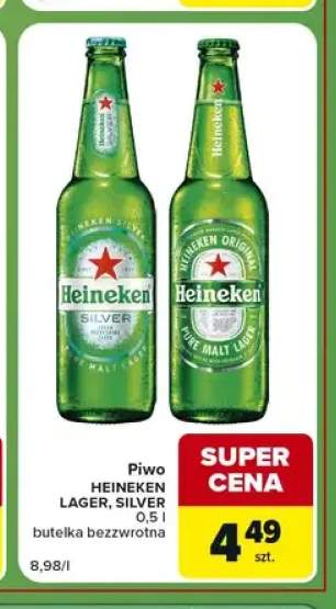 Piwo Heineken Silver +1 wariant