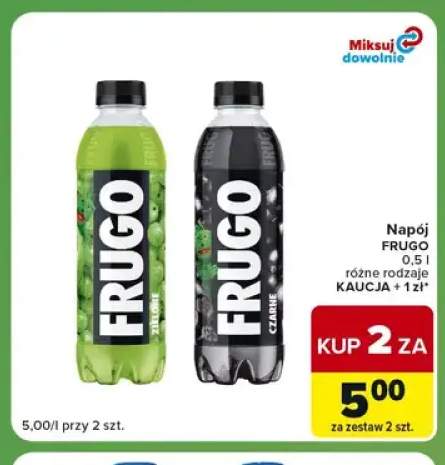Napój Frugo czarne +1 wariant