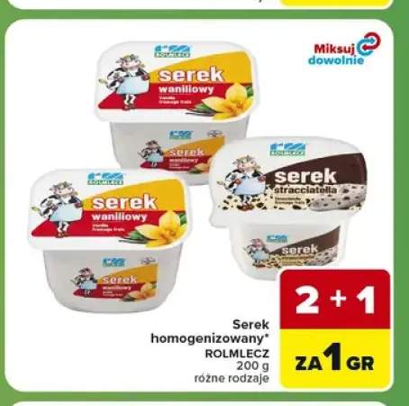 Serek homogenizowany stracciatella Rolmlecz +1 wariant
