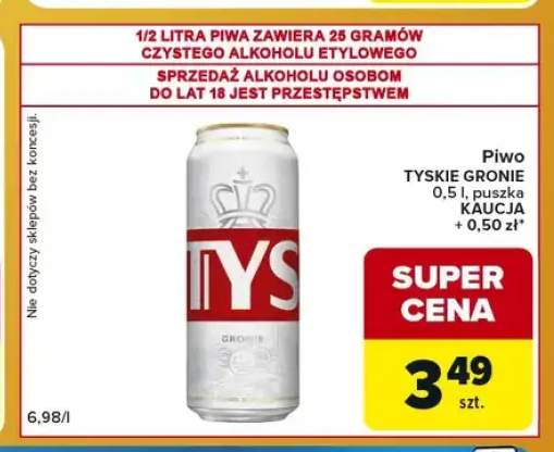 Piwo Tyskie Gronie