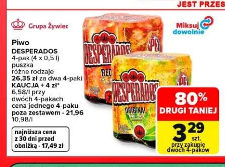 Piwo Desperados 4-pak