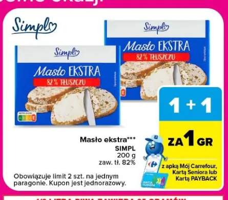 Masło ekstra Simpl