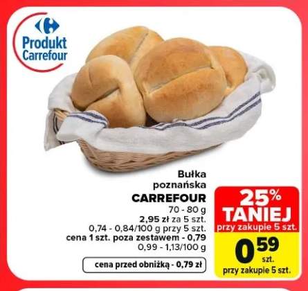 Bułka poznańska Carrefour