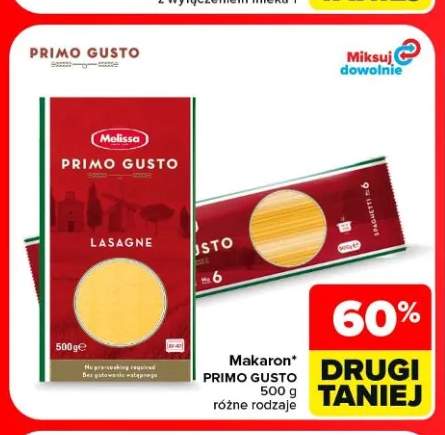 Makaron spaghetti No 6 Primo Gusto +1 wariant
