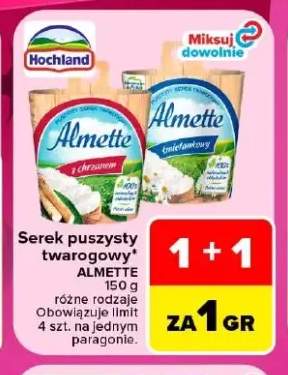 Serek puszysty twarogowy Almette