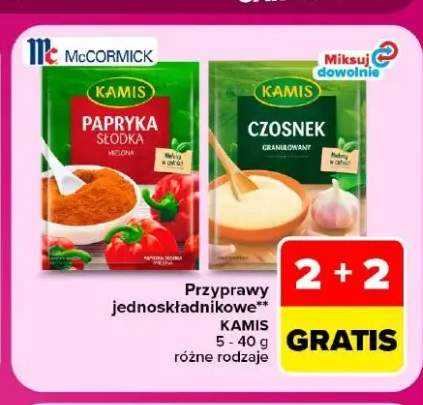 Przyprawa papryka słodka mielona Kamis +1 wariant