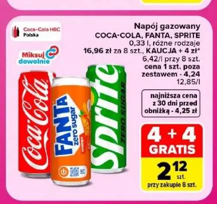 Napój gazowany Coca-Cola +2 warianty