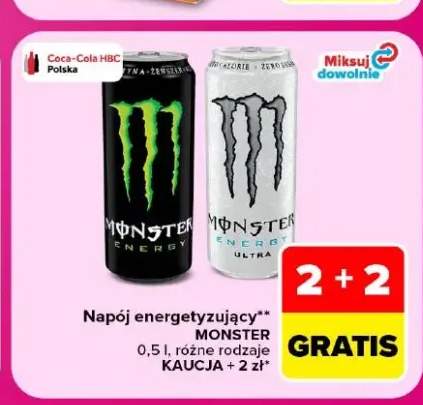 Napój energetyzujący Monster Energy +1 wariant