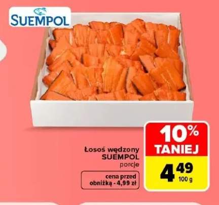 Łosoś wędzony porcje Suempol
