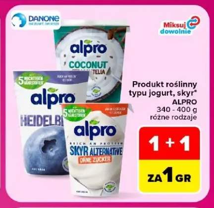 Produkt roślinny typu jogurt Alpro Coconut +2 warianty