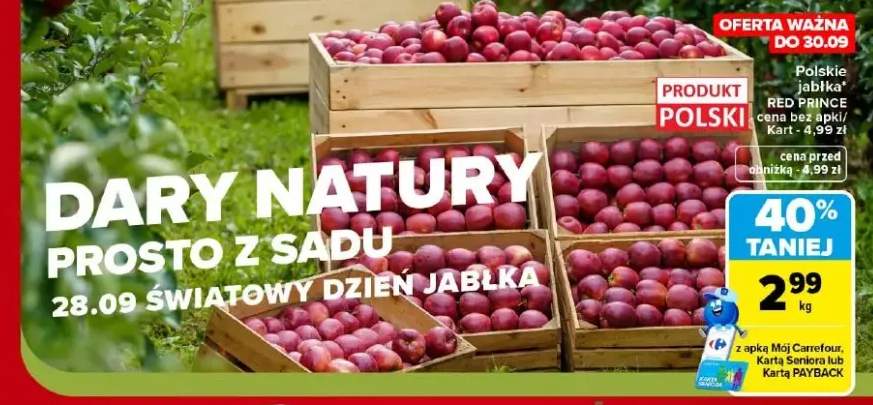 Jabłka polskie Red Prince