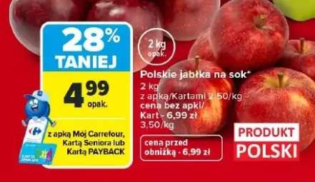 Jabłka polskie na sok